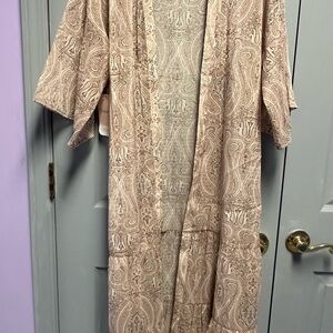Loveriche Paisley Print Kimono Robe